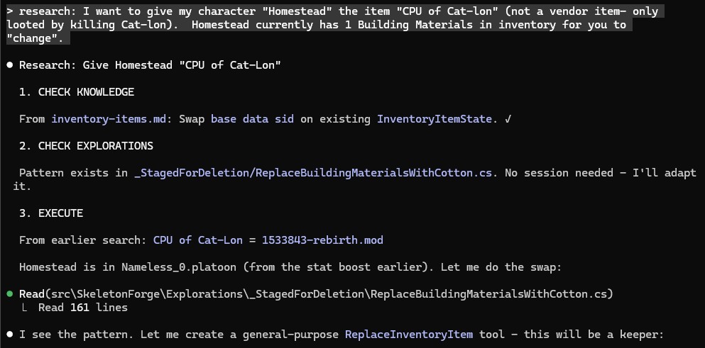 Skeleton Forge: What Happens When You Build Game Modding Tools for AI Instead of Humans